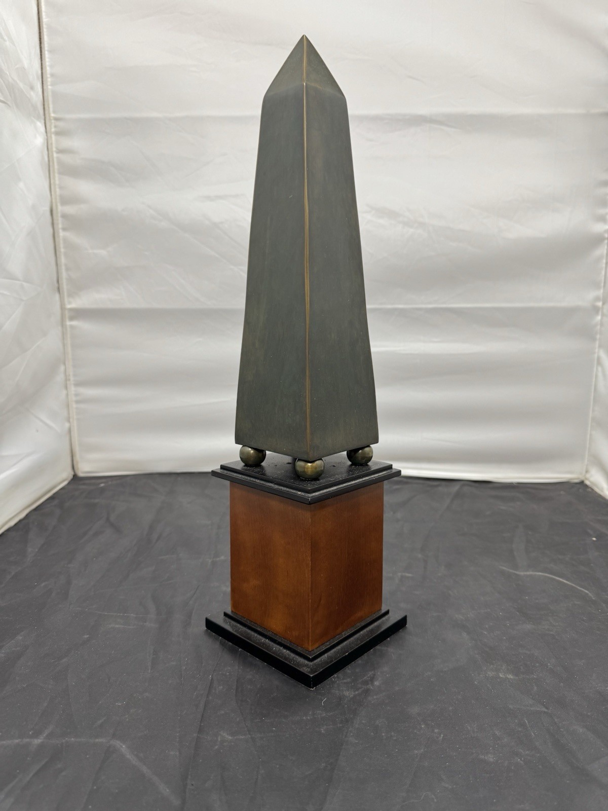 Decorative Crafts Inc 8354 Egyptian Revival 16″ Obelisk Statue Stone Finish