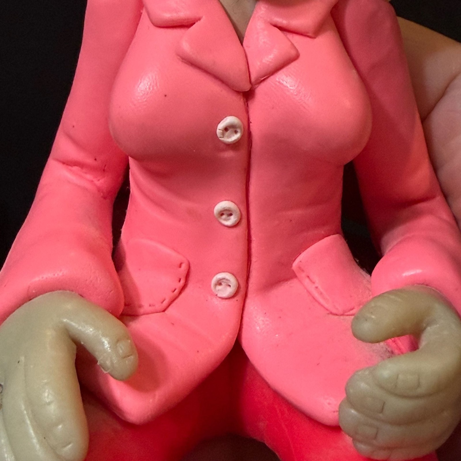 Diana Manning Family of Friends Limited Edition Pink Suit Shelf Sitter Figurine