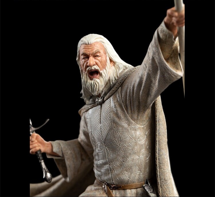 Weta GANDALF THE WHITE Limited Collectible Movie Model 32cm(H) New PVC