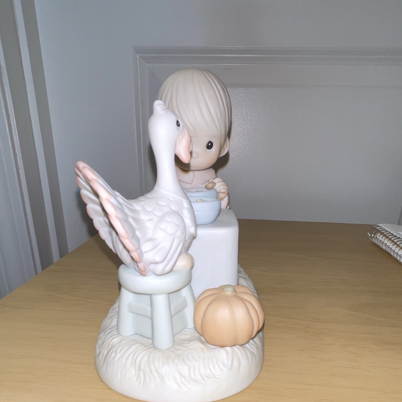 Precious Moments Porcelain Figurine “Thank You Lord For Everything” 1989 5.5in