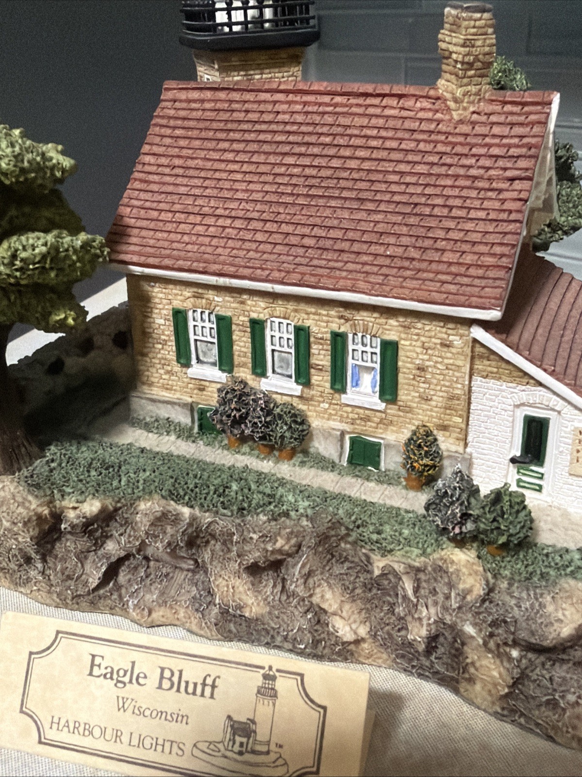 2000 Harbor Lights “Eagle Bluff” # 249 Lighthouse with COA & Box