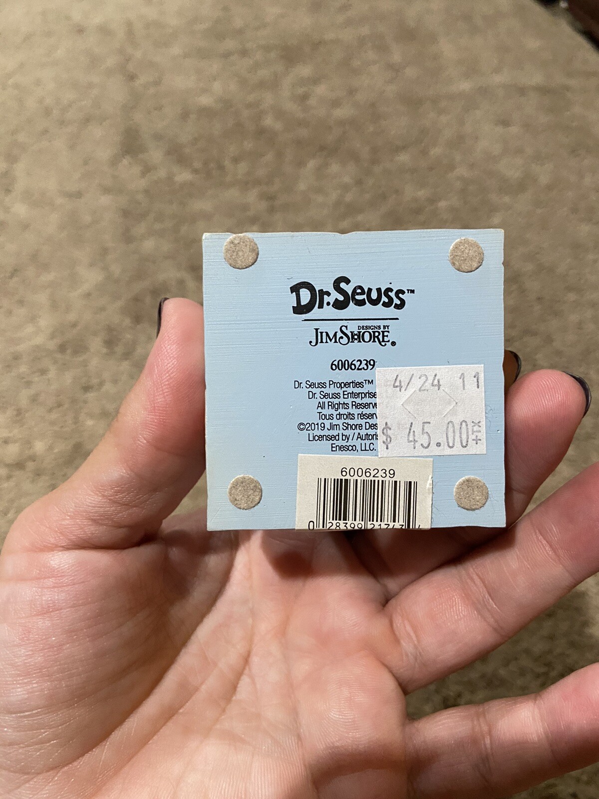 Jim Shore The Cat in the Hat Dr. Seuss Figurine 6006239 Enesco 2019
