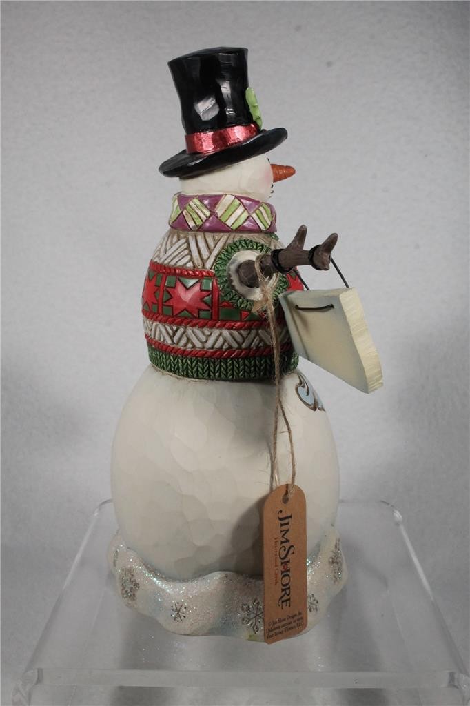 Jim Shore – SIGNS OF THE TIMES – Dapper Snowman – 2026 Release! – 6019278 NIB!