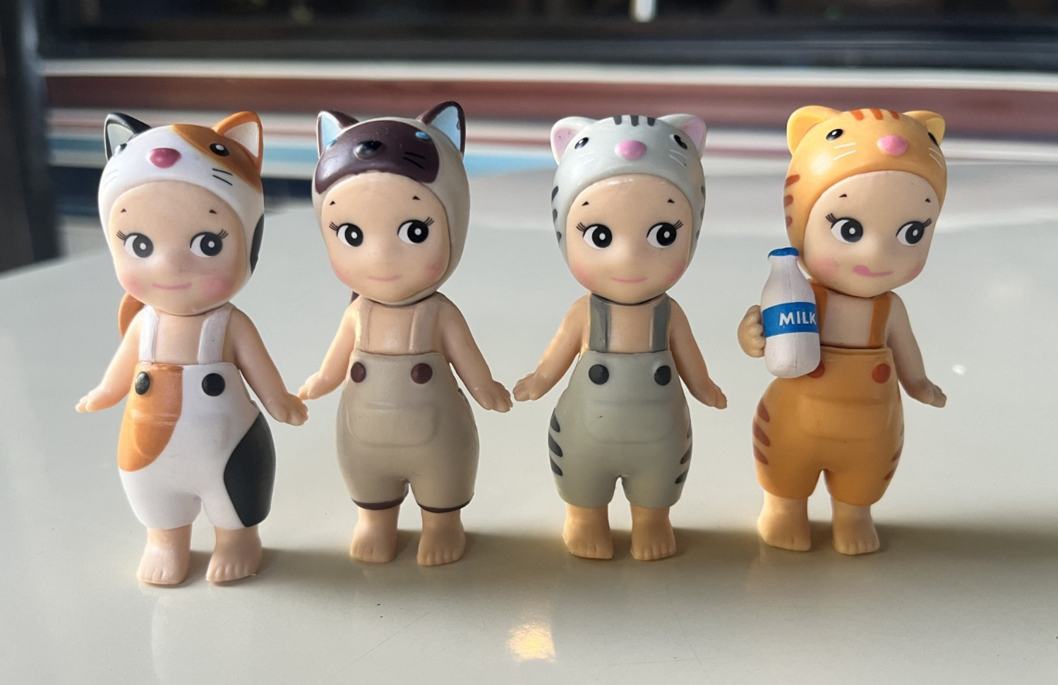 Sonny Angel Cat Life Series Mini Figure Calico LOT OF 4!!!