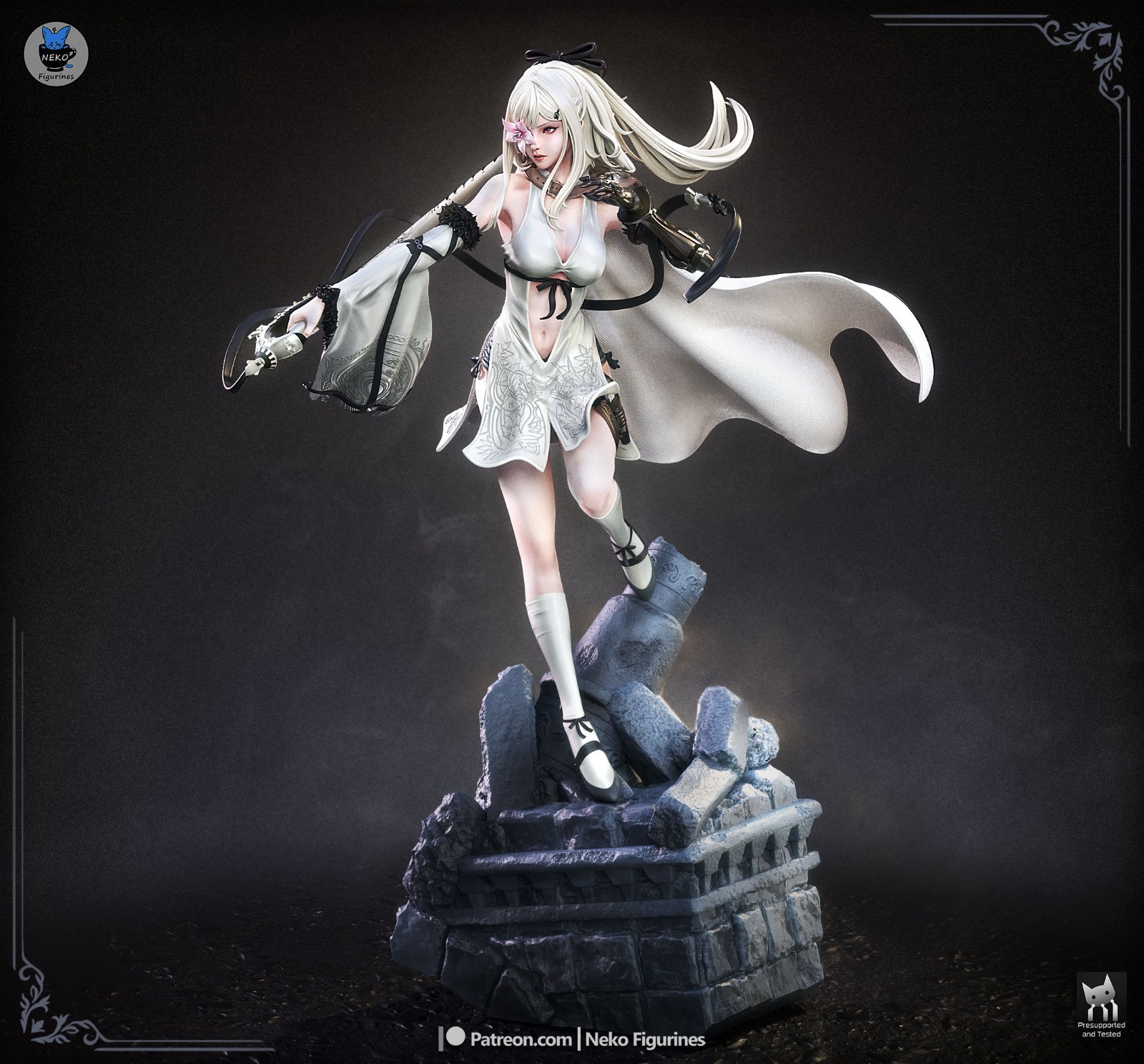 Zero Figurine Drakengard Hand Painted Model / DIY Kit 24 pcs