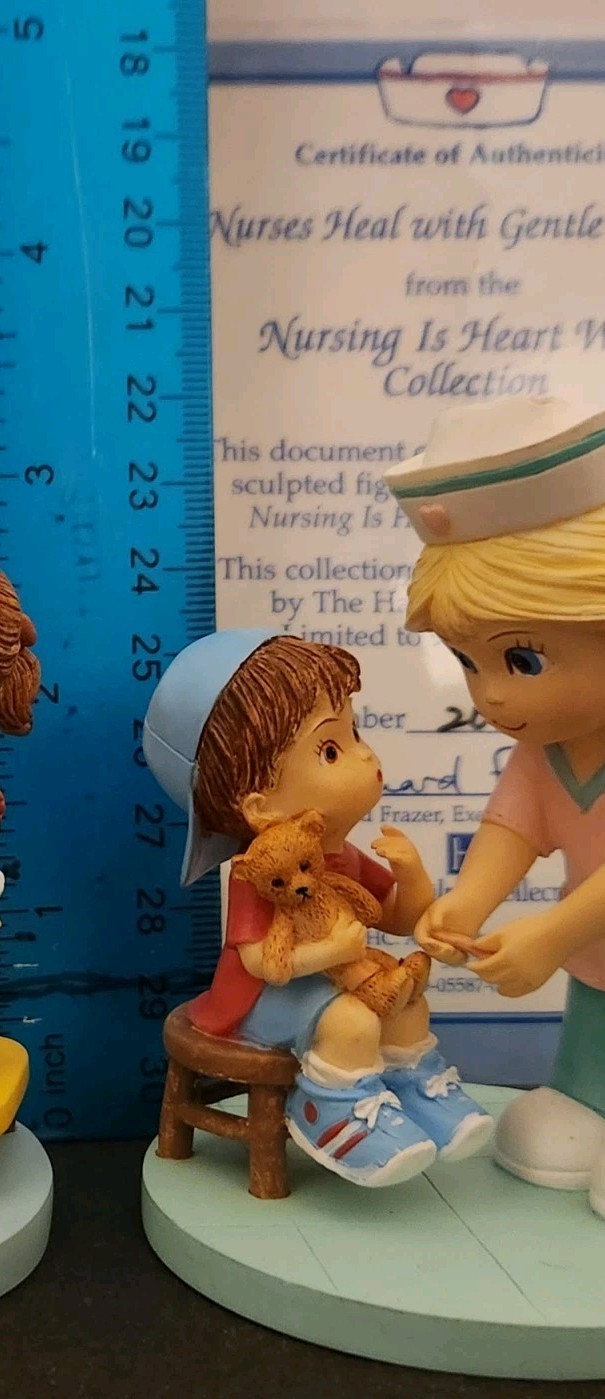 Hamilton Collectible Nurse Figurine Nursing Is Heart Work Sculpture #1139A