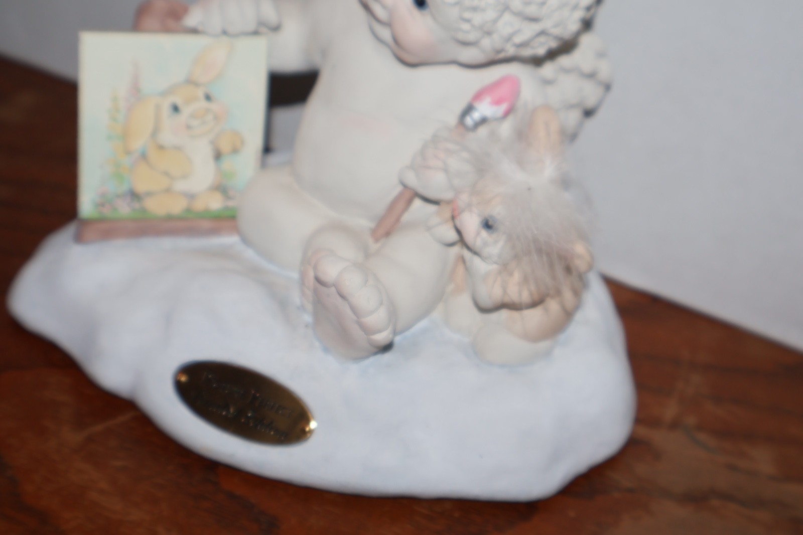 Dreamsicles Picture Perfect Limited Edition Cherub Bunny Cast Art Kristin 1994