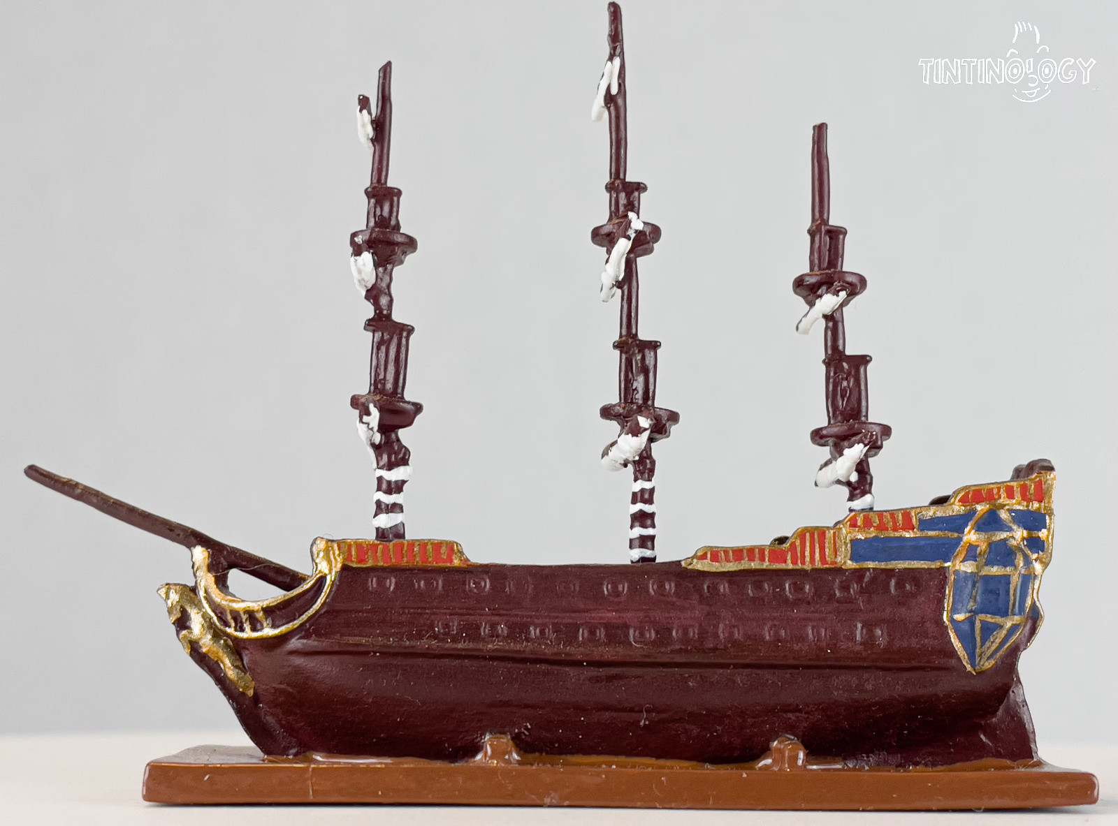 The Unicorn Ship Pixi Tintin Figurine Objets Mythe 5608 1994 Rare Vintage Boat