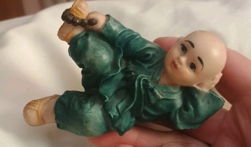 Made In Korea Boy Figurine 3.5 X 2.25 X 1.5