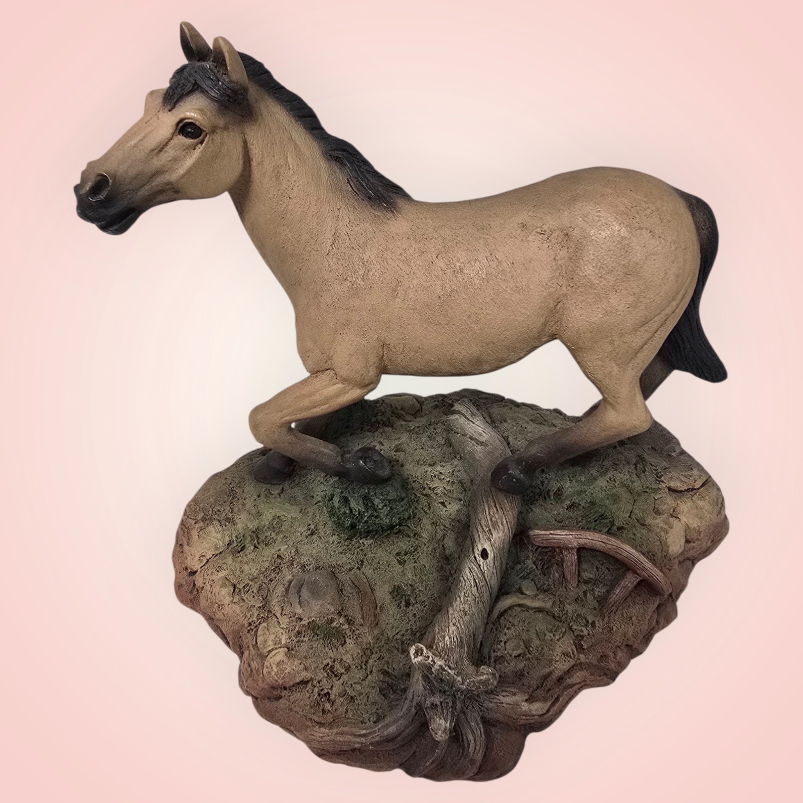 Neil J Rose Buckskin ‘SPIRIT’ HORSE FIGURINE Limited Edition #810/3500 Sculpture