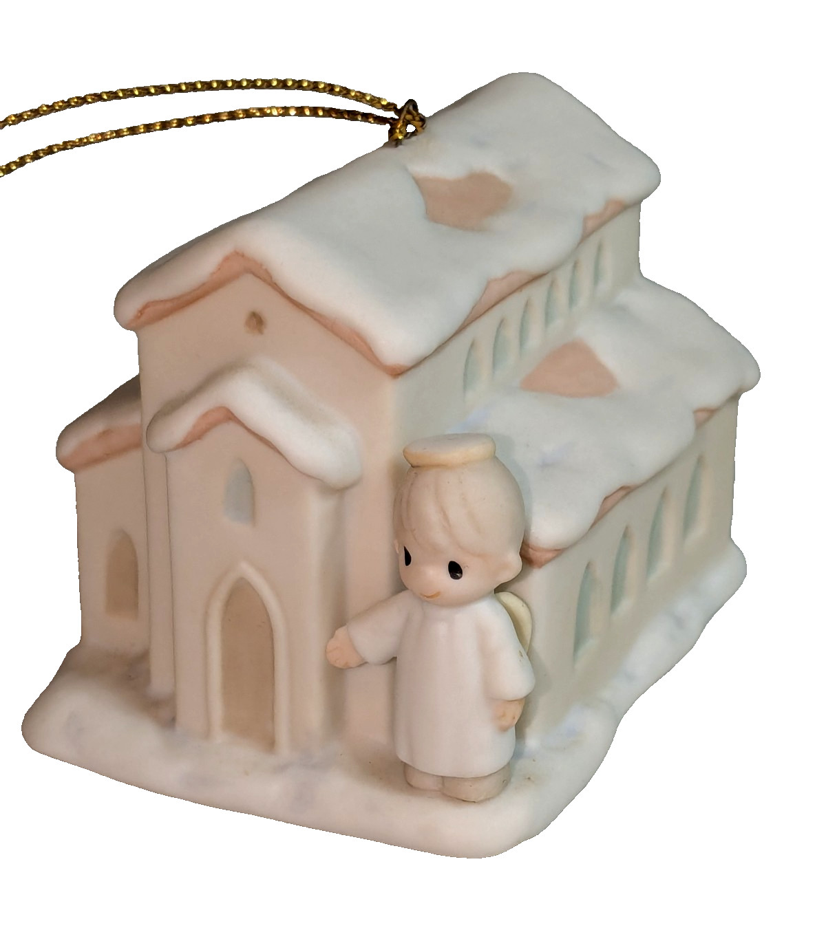 Precious Moments Ornament There’s a Christian Welcome Here – w/ Box E3