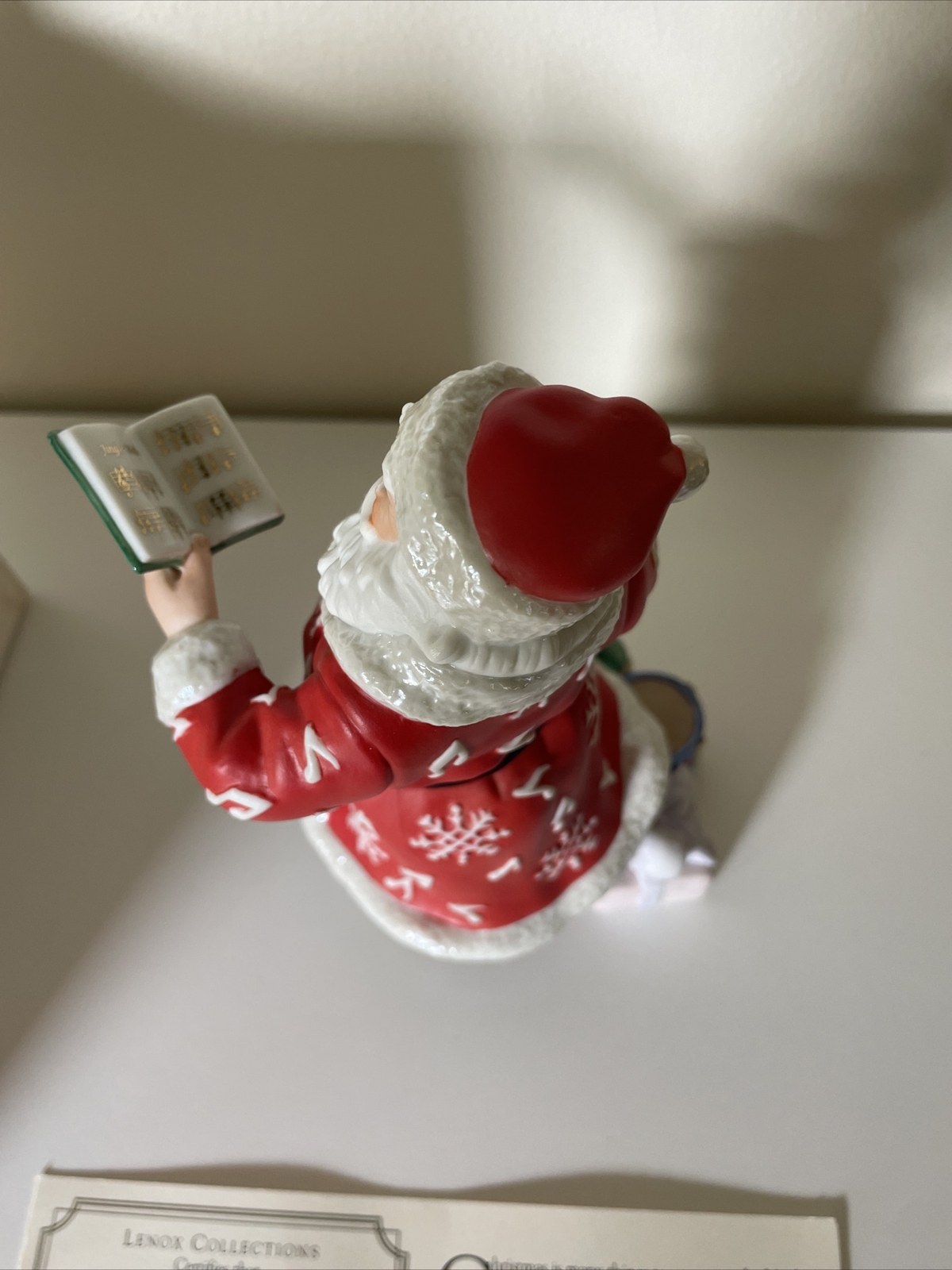 2002 Lenox Collections Santa Singing – Annual Santa Figurine