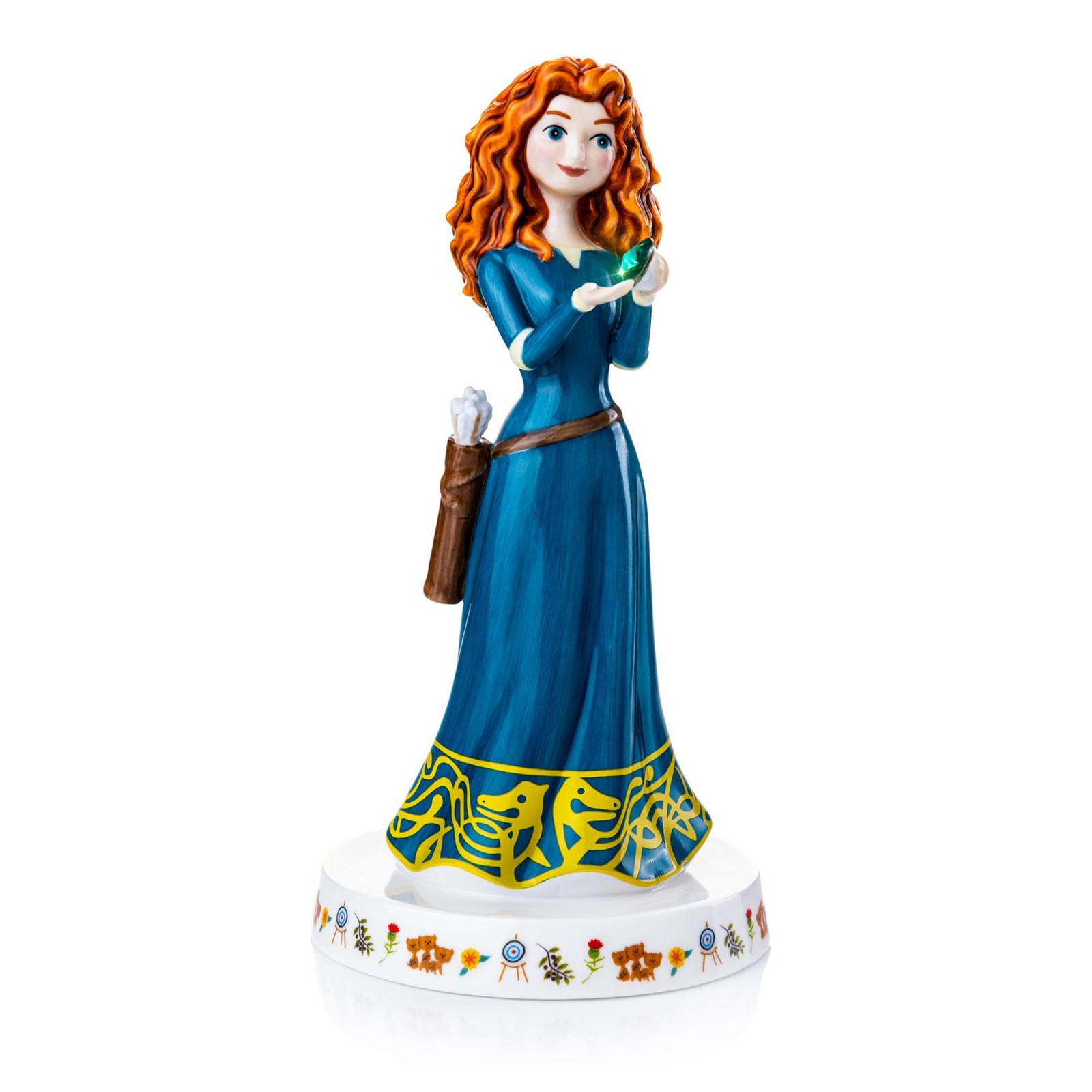Disney English Ladies May Birthstone Emerald Merida Figurine DIPRBI27601
