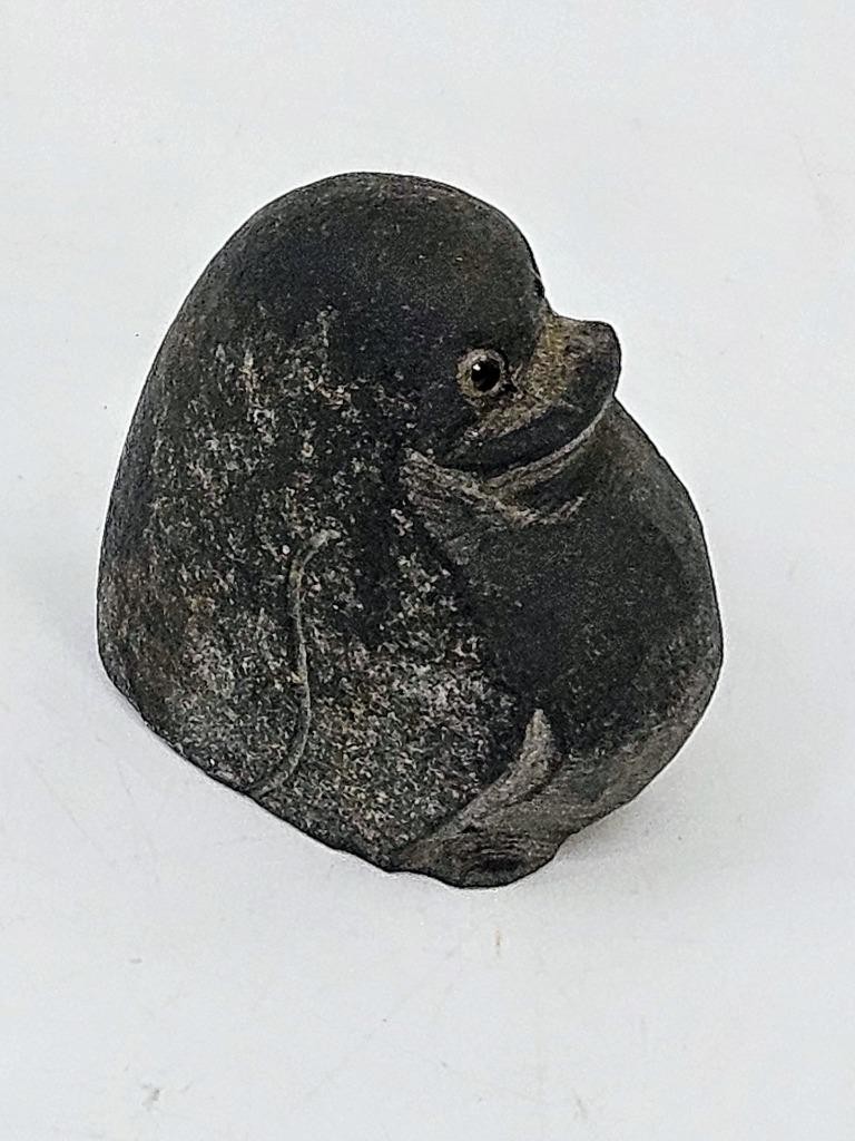 Stone Age Creations Small 2.25″ Chubby Penguin Carved Sculpture Indoor Outdoor