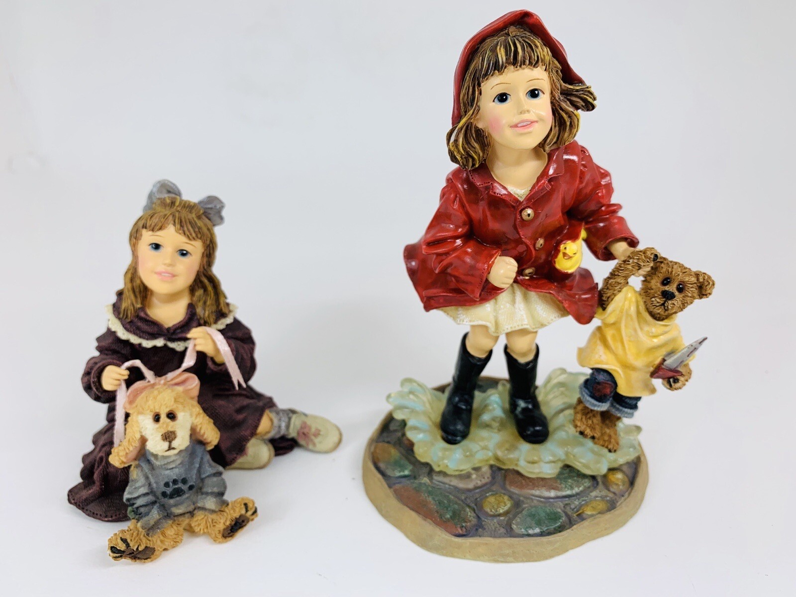 Yesterdays Child Dollstone Playful Pastimes Series No 1 3551V, Series No 2 3555V