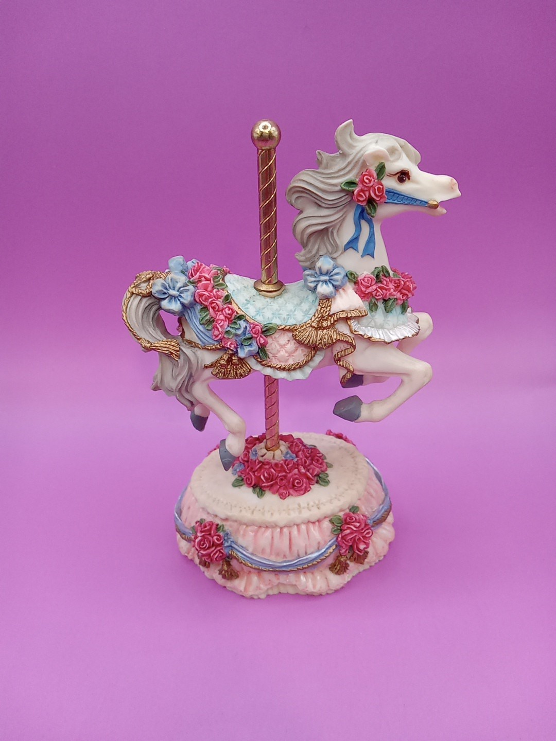 HERITAGE HOUSE Carousel Horse Figure “YESTERDAY” Melodies County Fair Collection