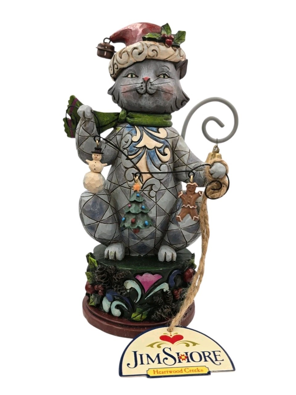 Jim Shore Heartwood Creek Jingle Bell On Kitty’s Tail C4017631 NWOB