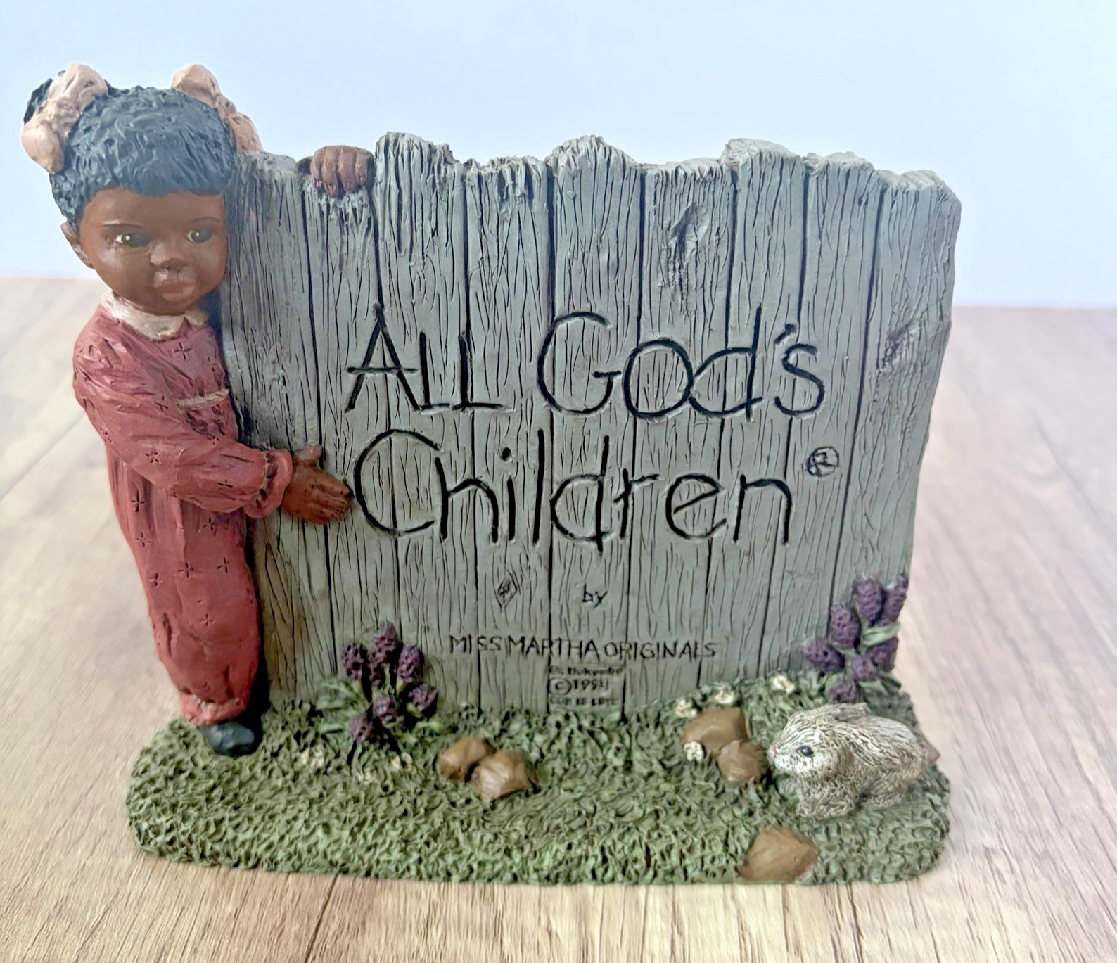 Miss Martha Originals All God’s Children Garden Gate Black Heritage Figurine