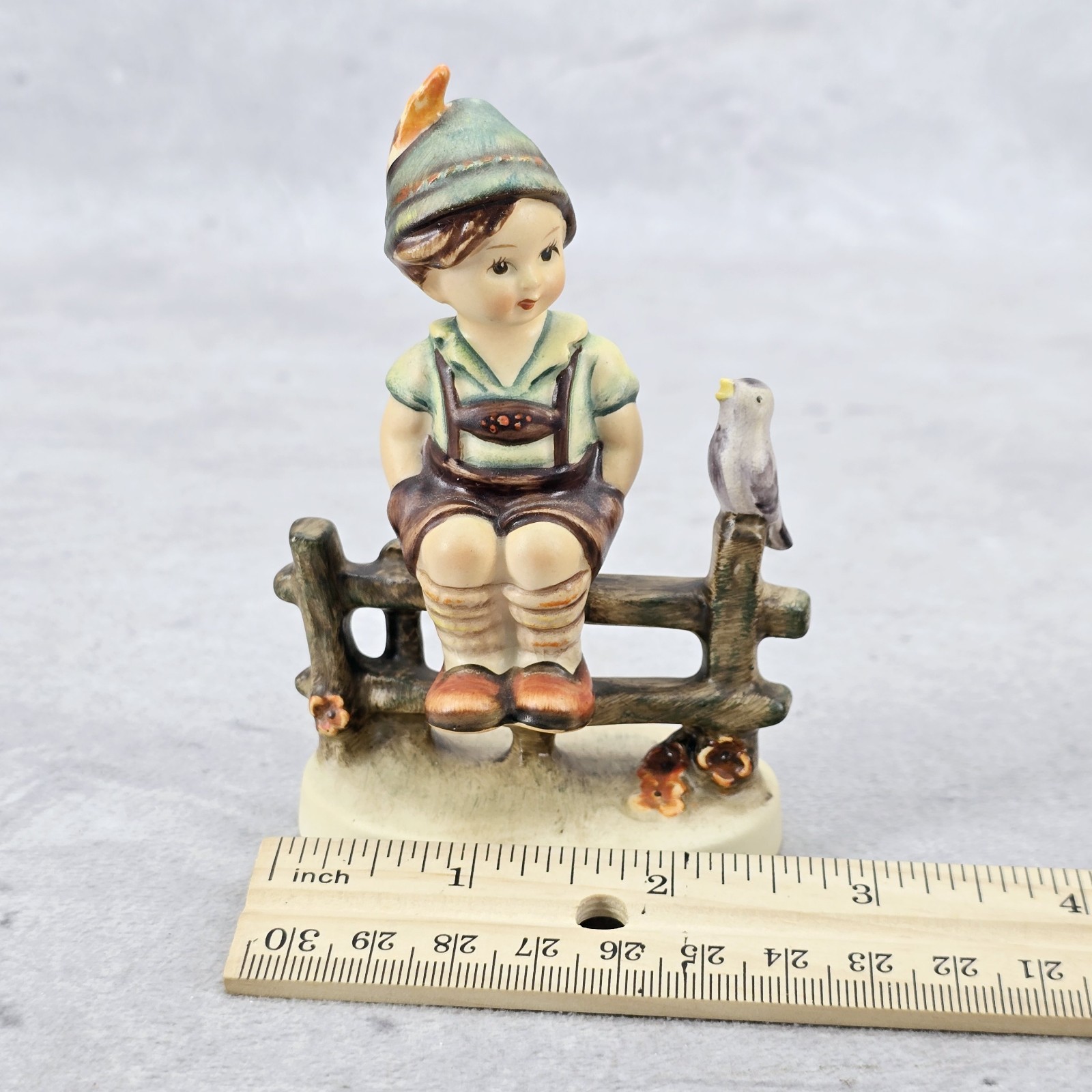 Rare Hummel Figurine Wayside Harmony 111 3/ 0 Goebel 1950 1959 TMK 2 Full Bee