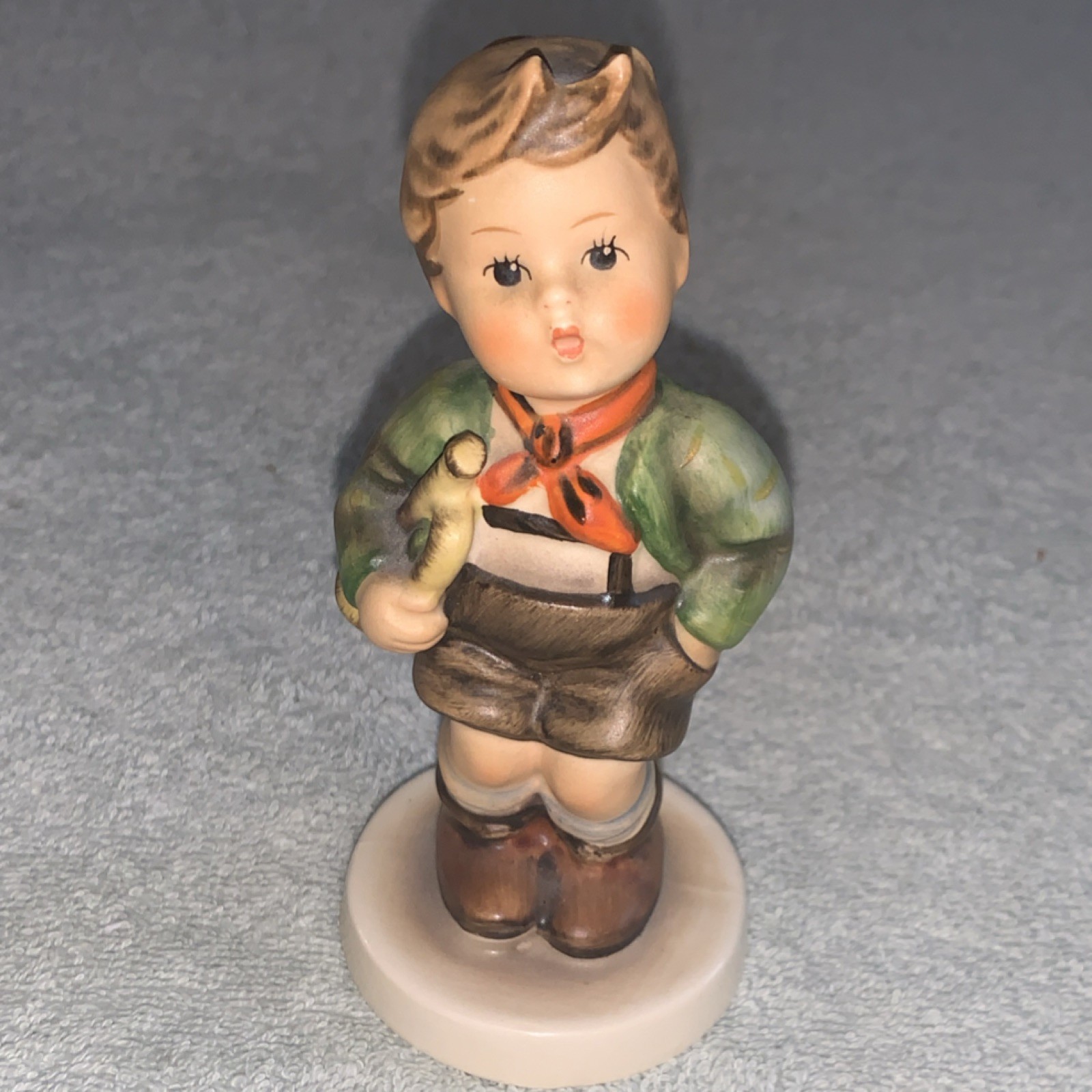 VTG Goebel Hummel ‘Trumpet Boy’ Figurine 4.75” Hand-Painted Porcelain