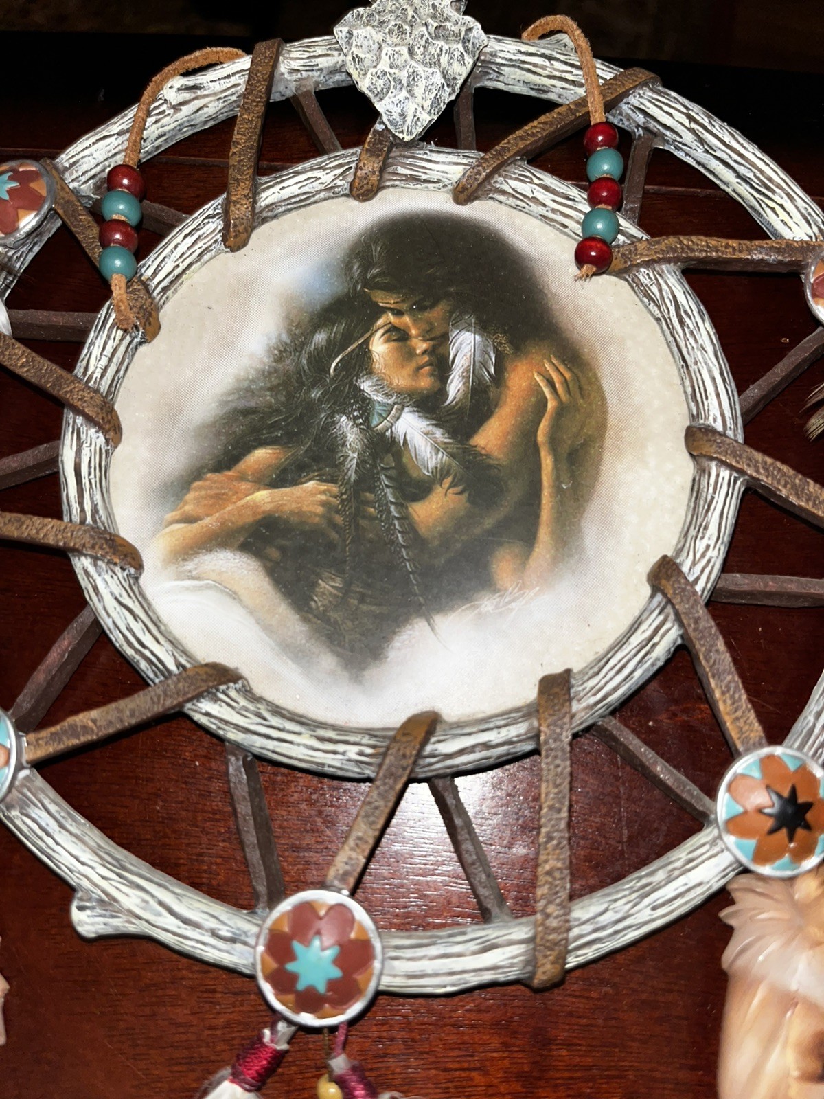 Bradford Exchange Passionate Visions-Embracing the Dream. Dream Catcher Numbered