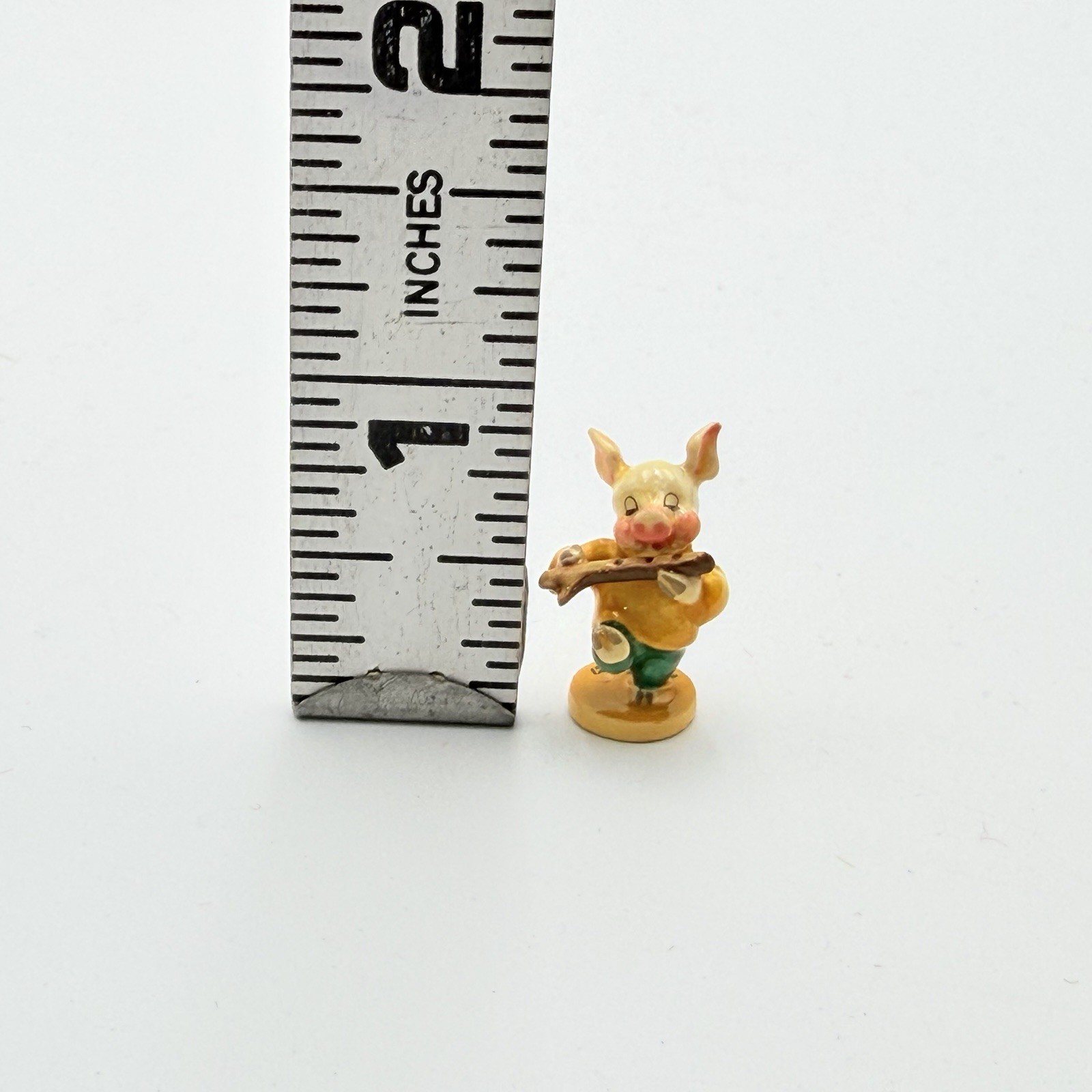 Olszewski Goebel Little Sticks Pig Three Little Pigs LE Miniature Storybook Lane
