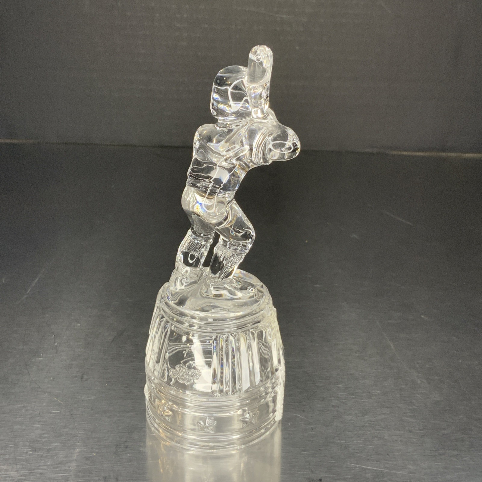 Moments of Pride 24% Lead Crystal Baseball Figurine 6.25″ Tall Made In Germany
