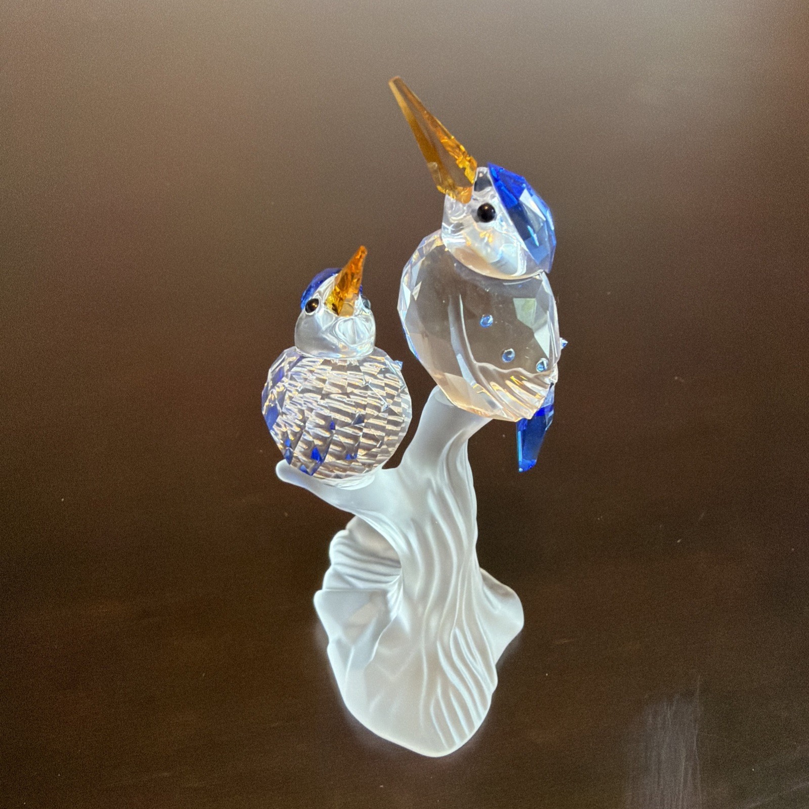 Swarovski Crystal 623323 Malachite Kingfishers Birds – No Box