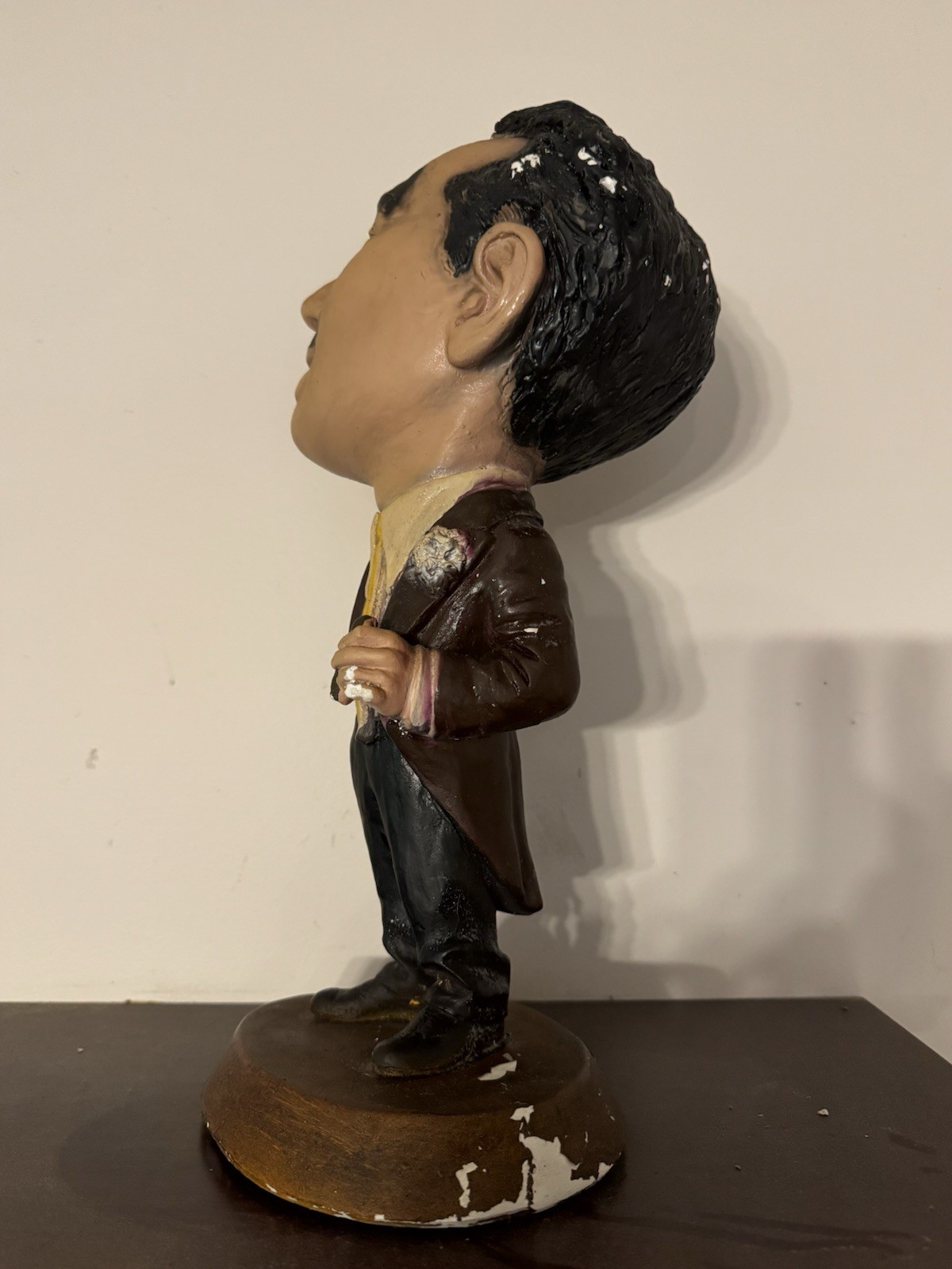 Vintage 1973 ESCO Groucho Marx Statue 16.5″ Chalkware Marx Brothers Figure