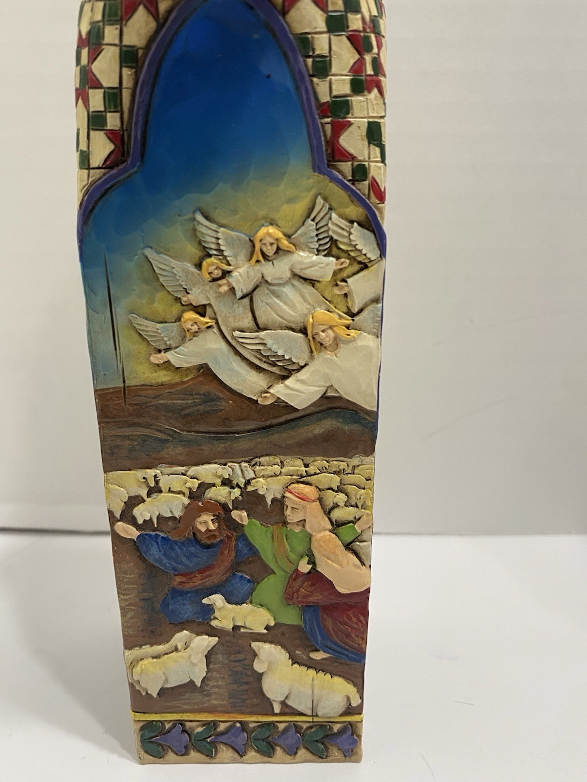 Jim Shore Hallmark Exclusive 3 Wise Men King Nativity Gift Caring Hope Love 10”