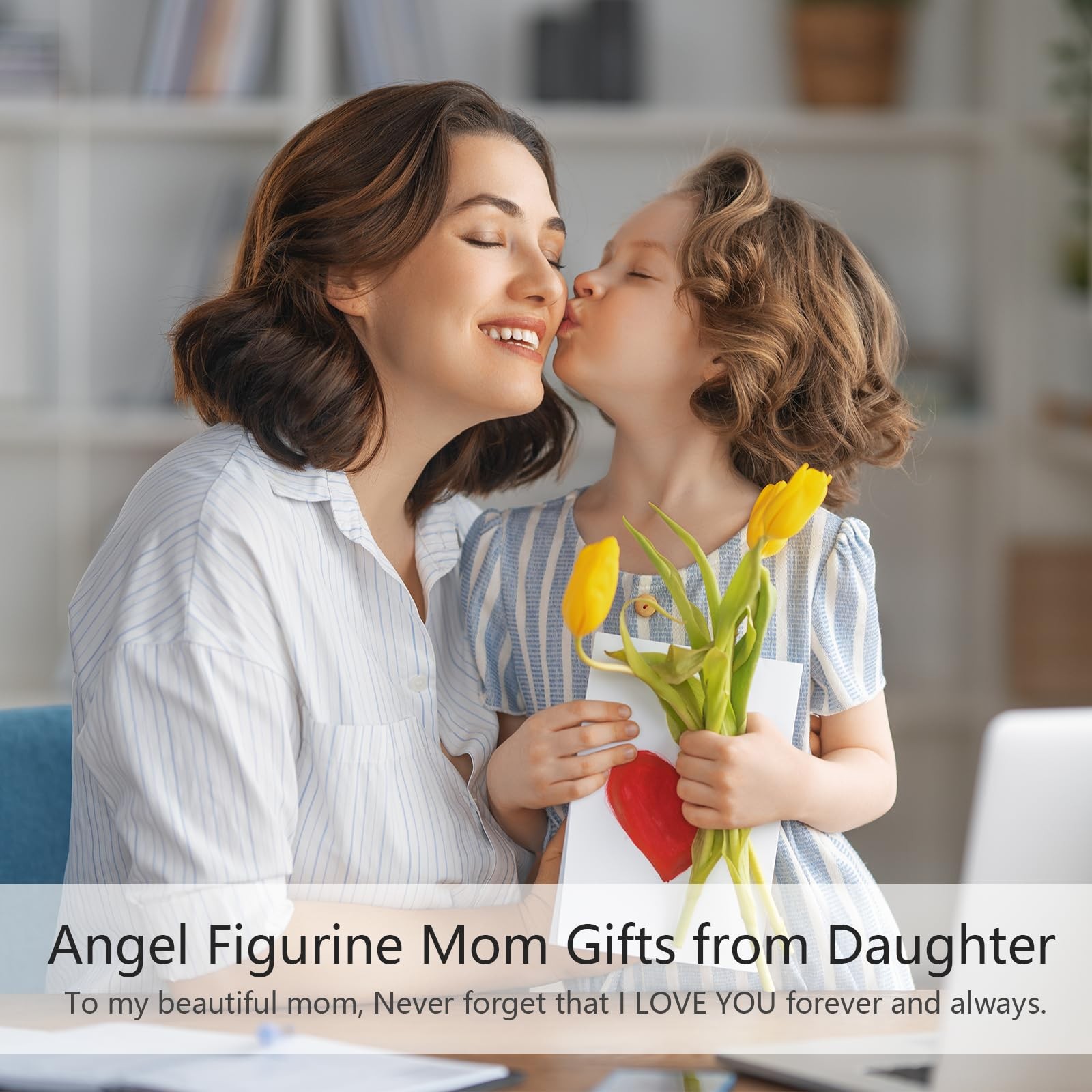 Mom Gifts Angel Figurine 5.12 Inch Birthday Sentimental Mothers Day Statue