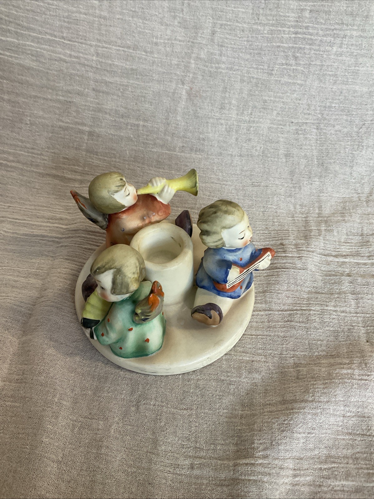 #37 HERALD ANGELS CANDLEHOLDER GOEBEL HUMMEL FIGURINE