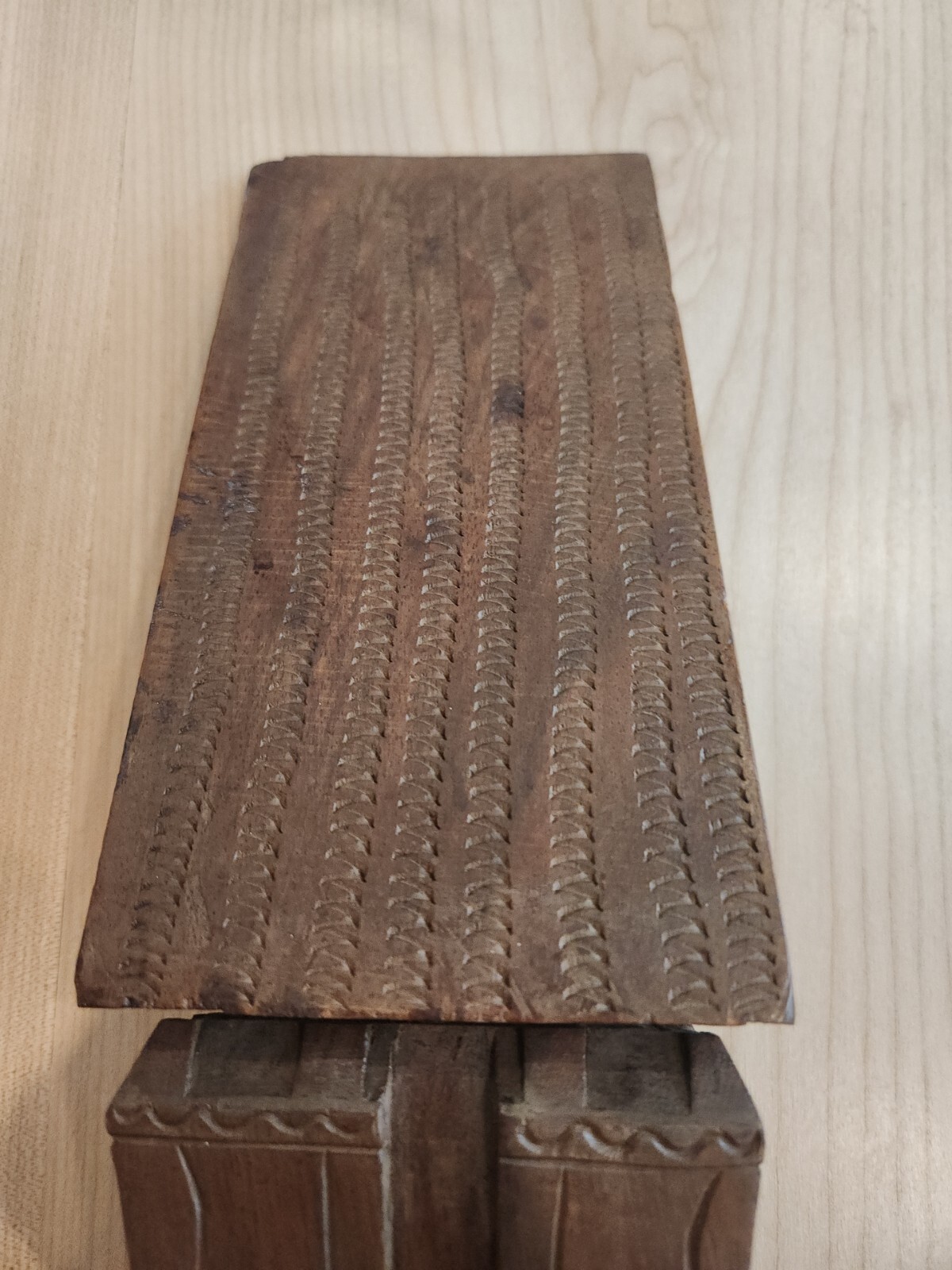 Vintage 12″ Wood Carving. Estate Find