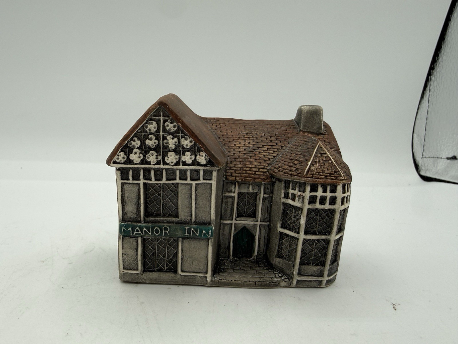 Vintage Philip Laureston Ceramic Miniature The Manor Inn Cottage Village