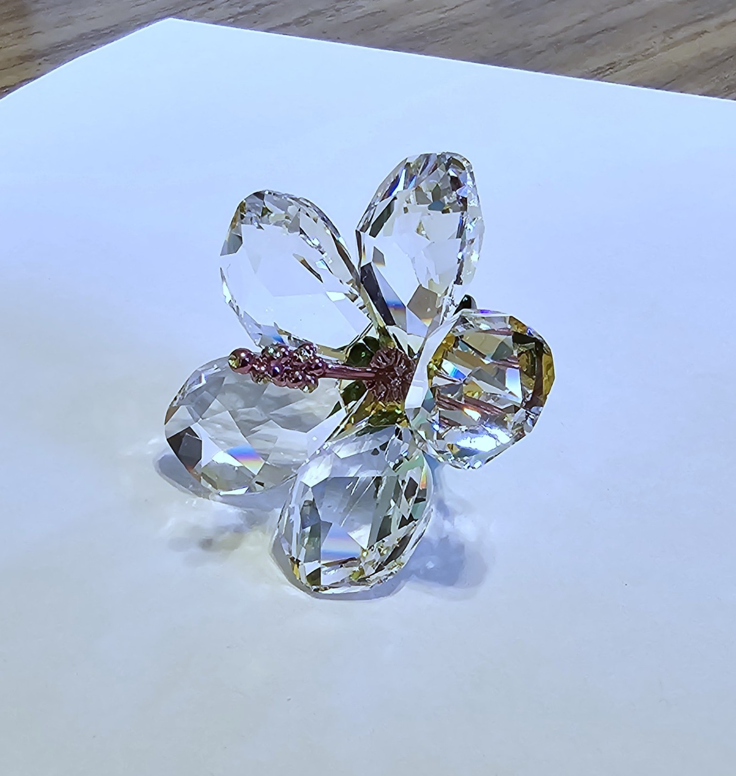 🌺 Swarovski Crystal 2025 “Florere Collection”, Hibiscus Flower Figurine NIB