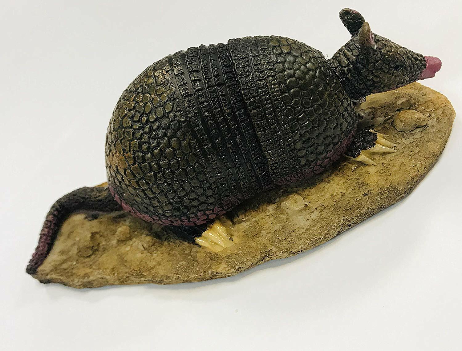 Armadillo Figurine Statue Hand Painted