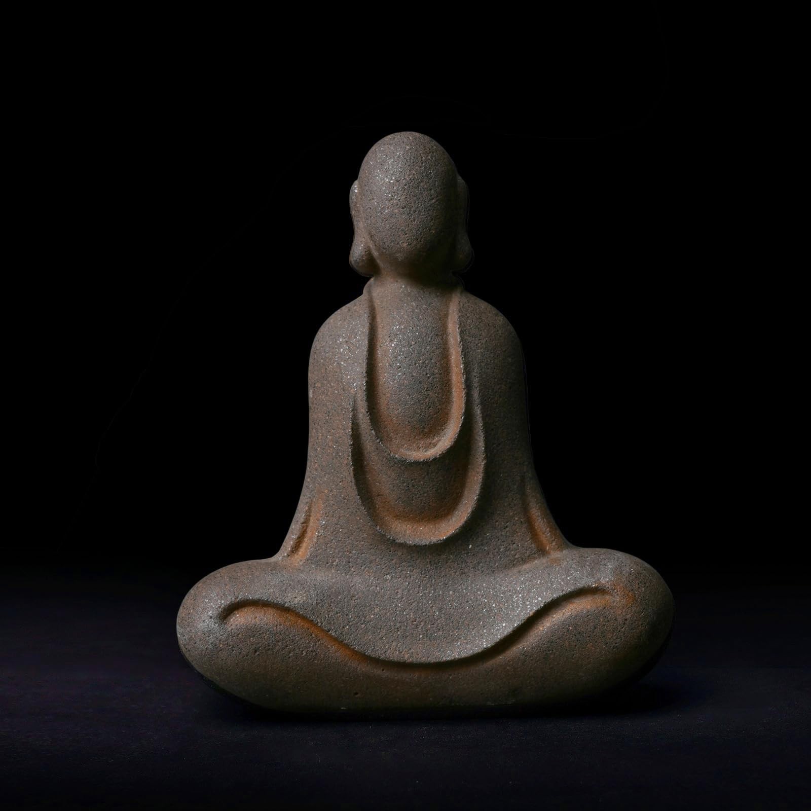 Faceless Buddha Statue – Solid Cast Iron Buddha Figurine, Indoor Outdoor Zen …