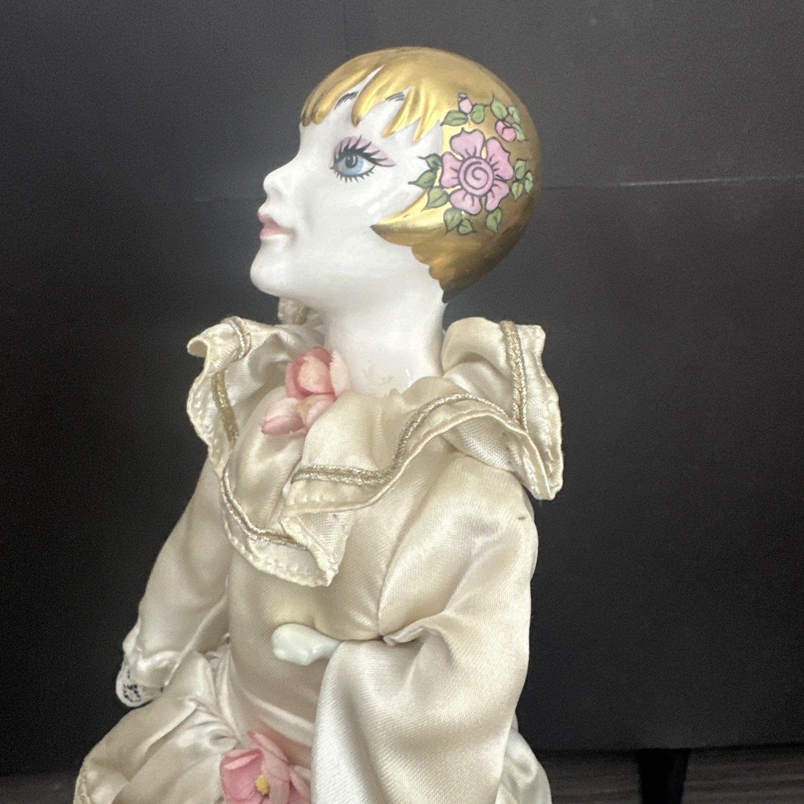 Vintage Goebel W Germany Aus Dem Hause Flapper Girl 1920s Style Boudoir Doll