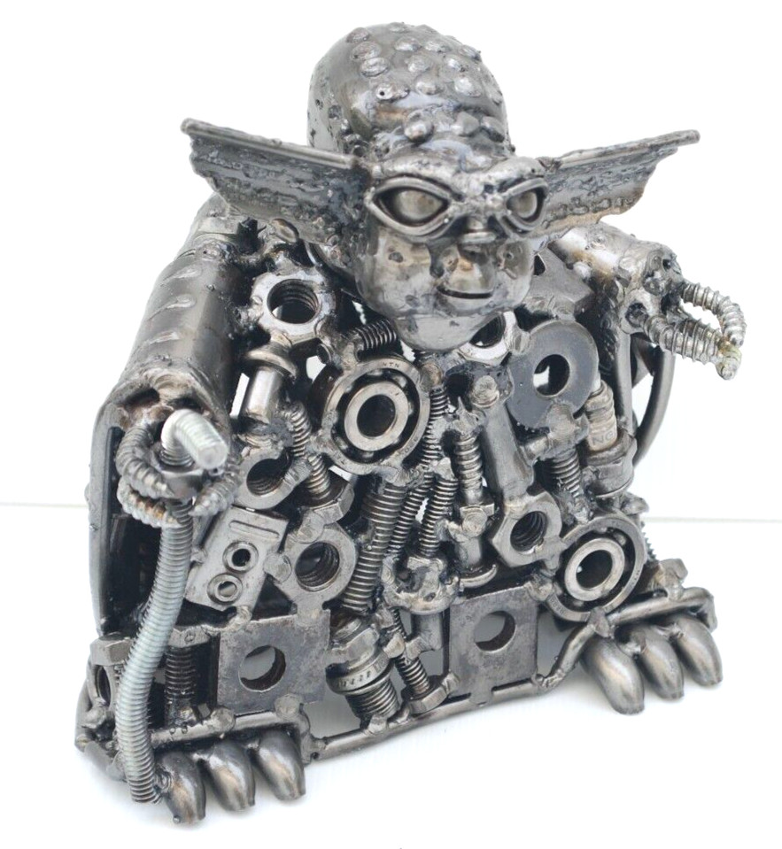 Yoda Star War recycled metal sculpture, Father day gift for dad, Gift for son