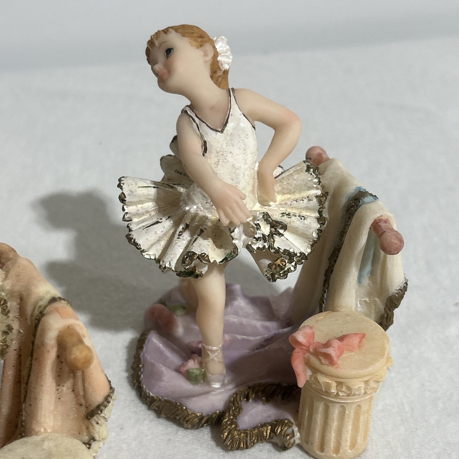 VTG Turtle king SET OF 3 DIFFERENT DANCING BALLERINA 4″ FIGURINES