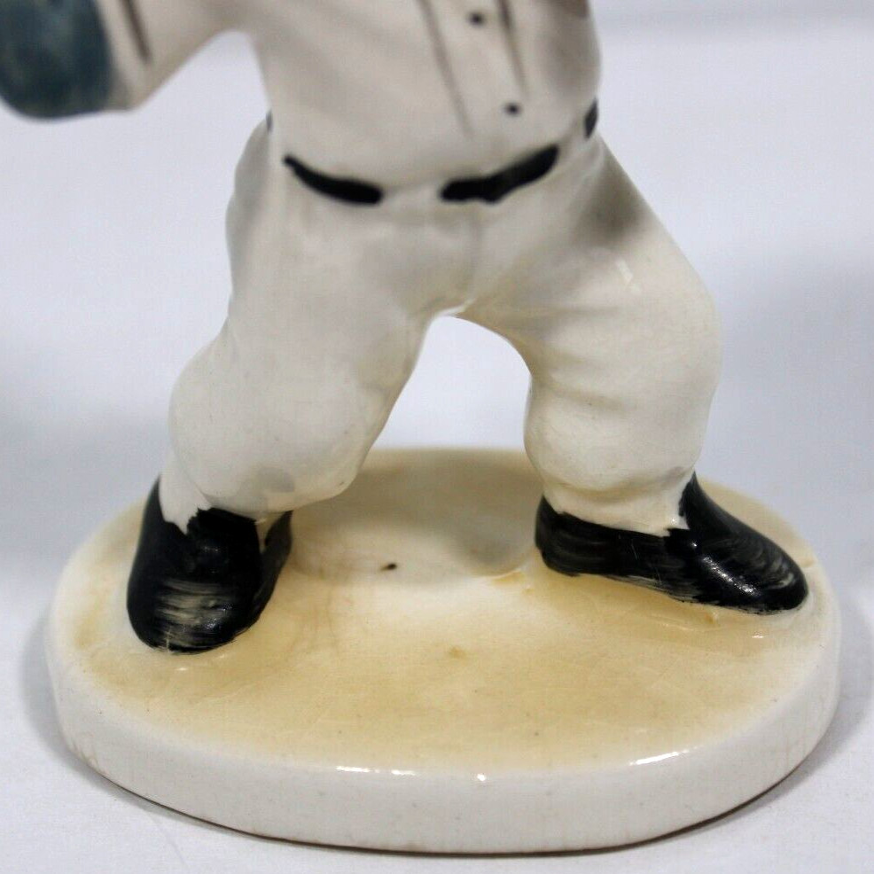 Vintage Norcrest Boys In Baseball Uniforms Pitcher & Batter Figures Figurines