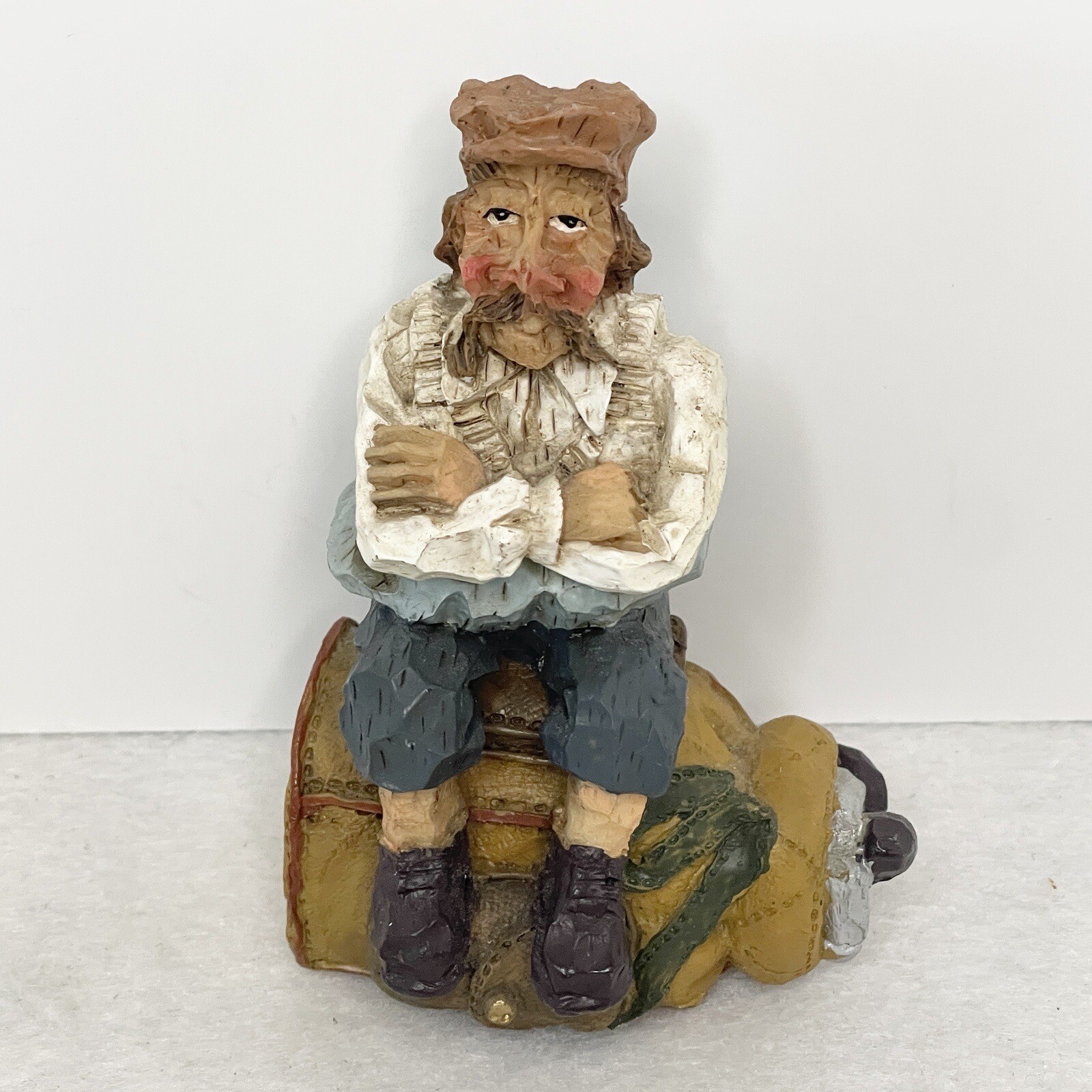 Vintage Scottish Golfer Figurine Souvenir Sports Decor Man Cave Office