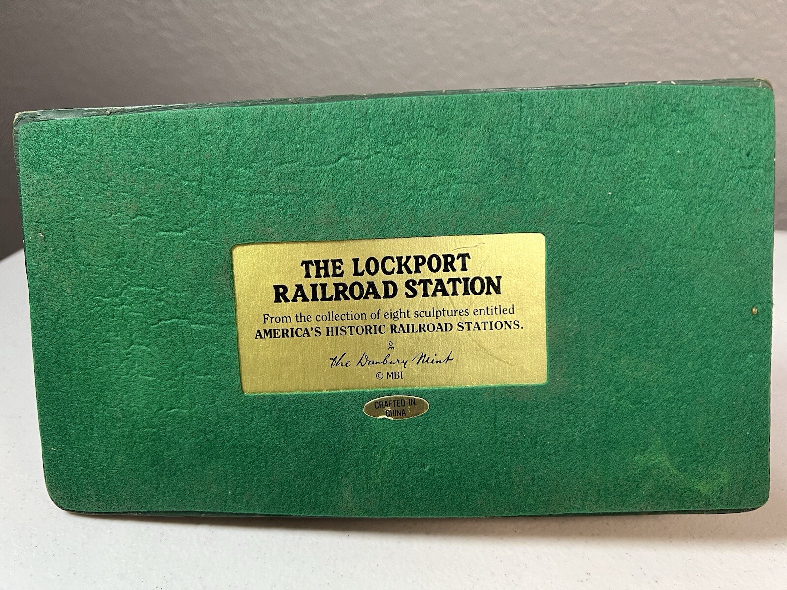 Danbury Mint The Lockport Railroad Station 1994 America’s Historic Railways