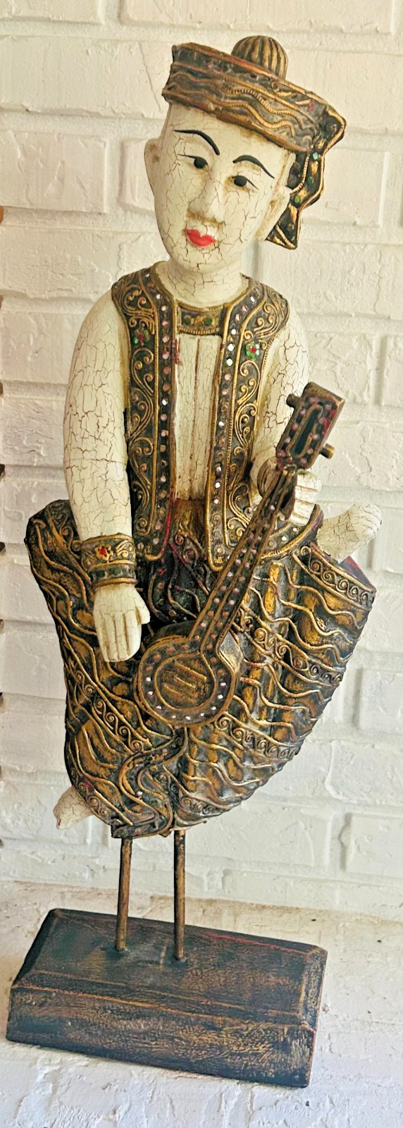 VINTAGE ASIAN SCULPTURE 28″ TALL