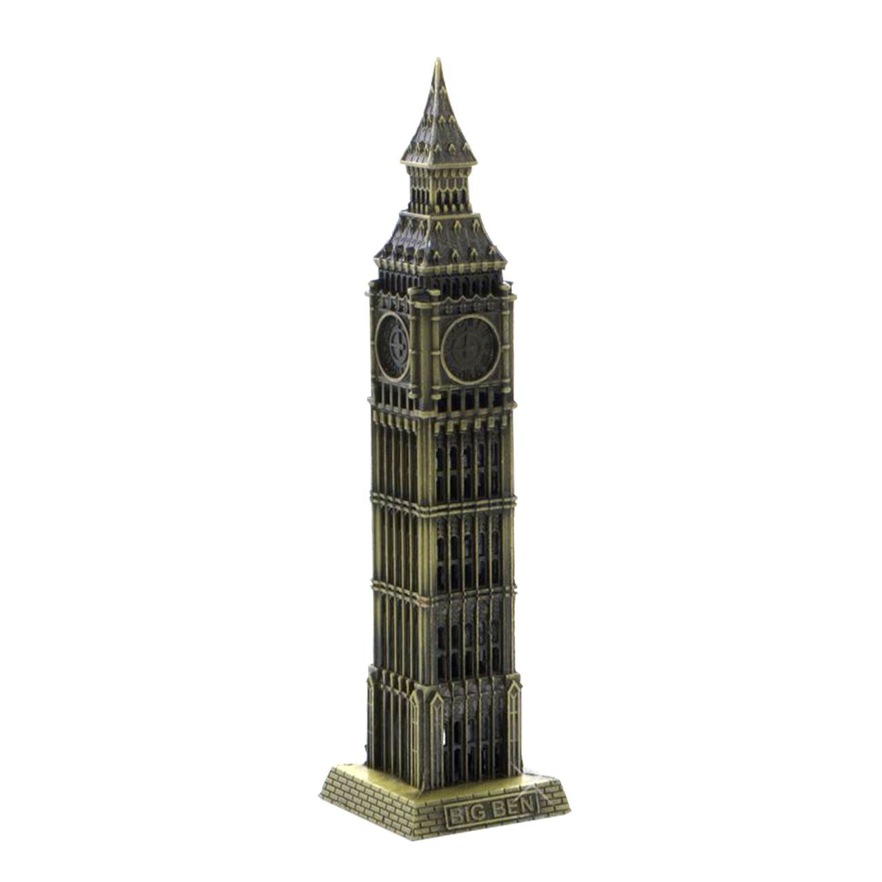 Big Ben Bronze Replica 7.25 Inches Tall London Statue Metal