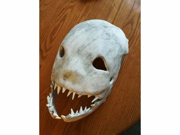 Trapper mask from Dead by Daylight hand painted