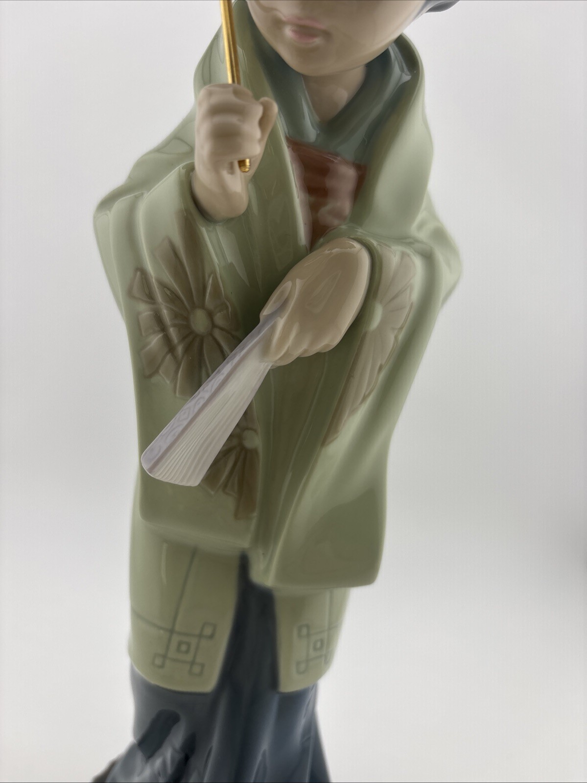 Lladro Geisha Girl With Parasol Figurine #4988 Japanesita Sombrilla Spring