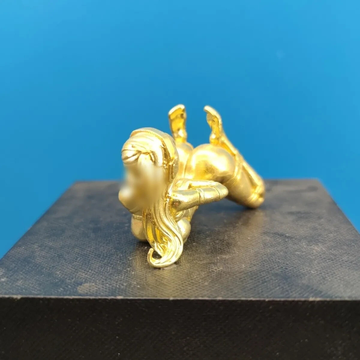 Pure Brass Sexy Anime Beauty Plump Girl Body Model Statue Figurine Artwork