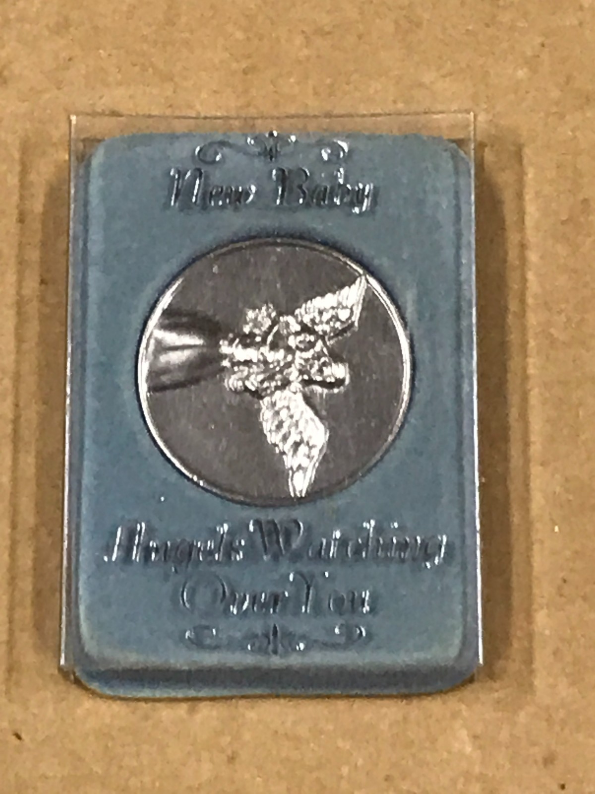 New Russ Berrie “Angels Watching Over You” – New Baby Coin – Silver