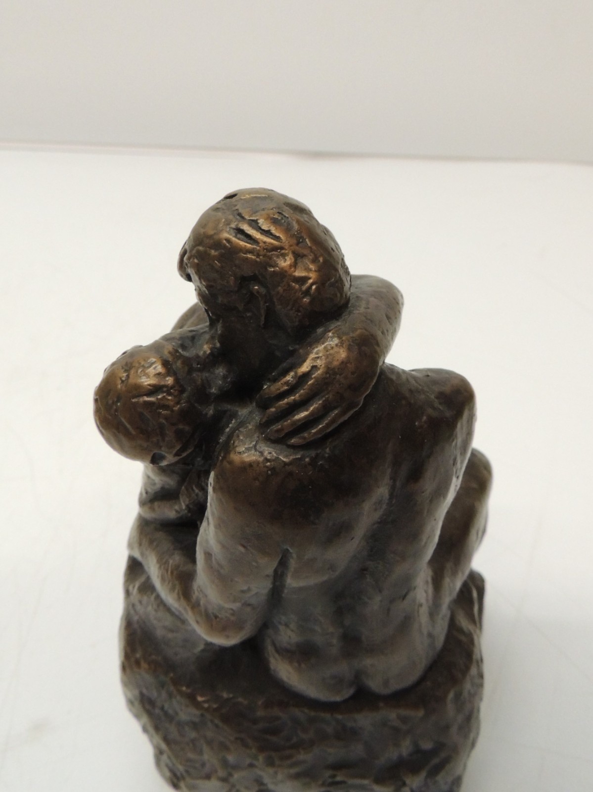 Vtg 1960s Rodin The Kiss Repro Bronze Sculpture Statue Austin Prod 10″ Tall